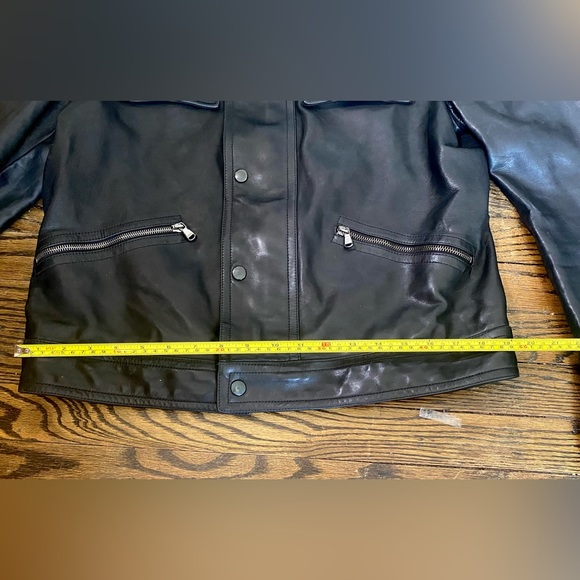 July 4 Bloomingdale’s Men’s Size50 XL 100% Lambskin Premium Genuine BlackLeather - Picture 6 of 16